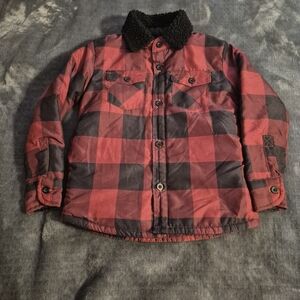 Buffalo David Bitton-Living The Dream 4T Black & Red Flannel Jacket